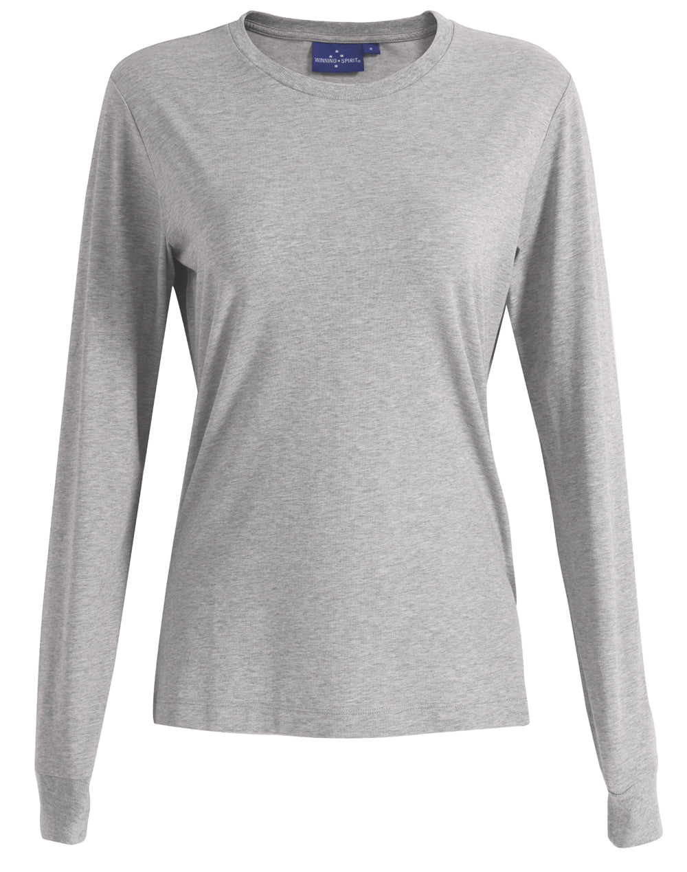 Women's Long Sleeve Premium Cotton Face Tee TS48