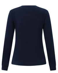 Women's Long Sleeve Premium Cotton Face Tee TS48