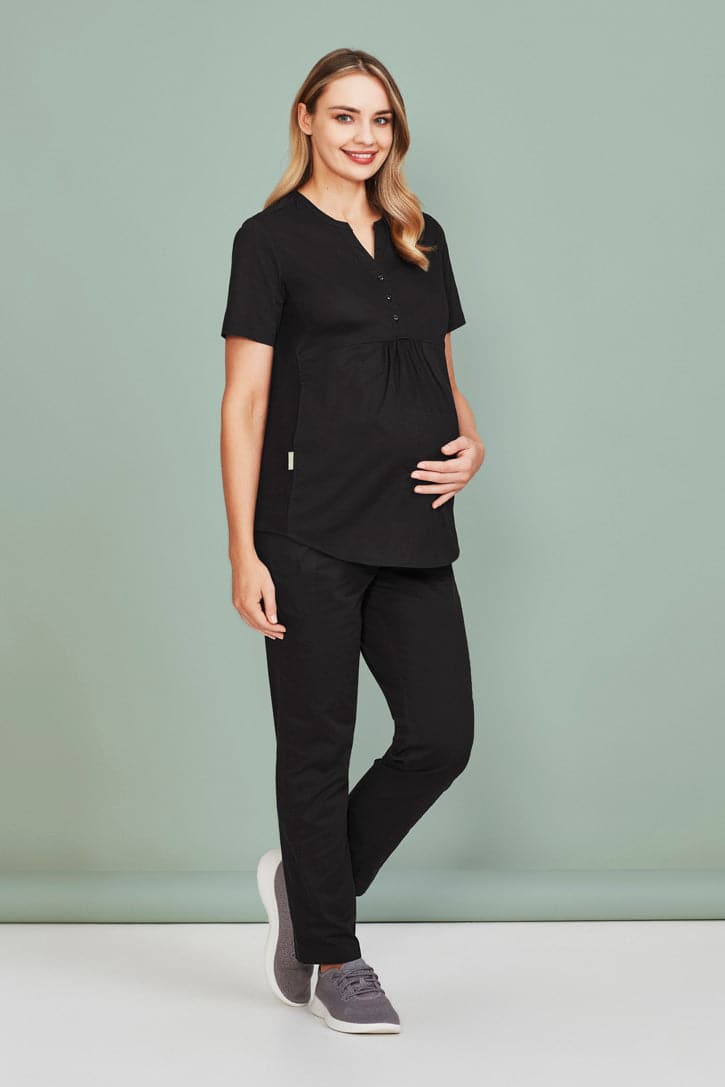 Biz Care Women's Maternity Scrub Pant CSP244LL Metro Workwear.