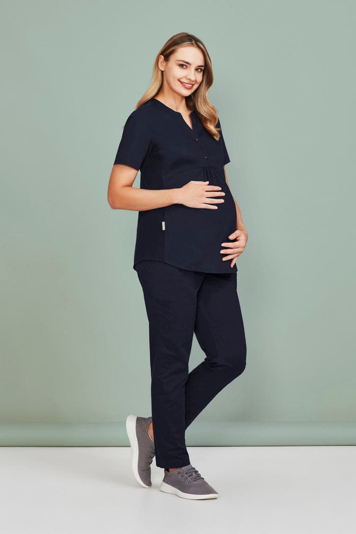 Biz Care Women's Maternity Scrub Pant CSP244LL Metro Workwear.
