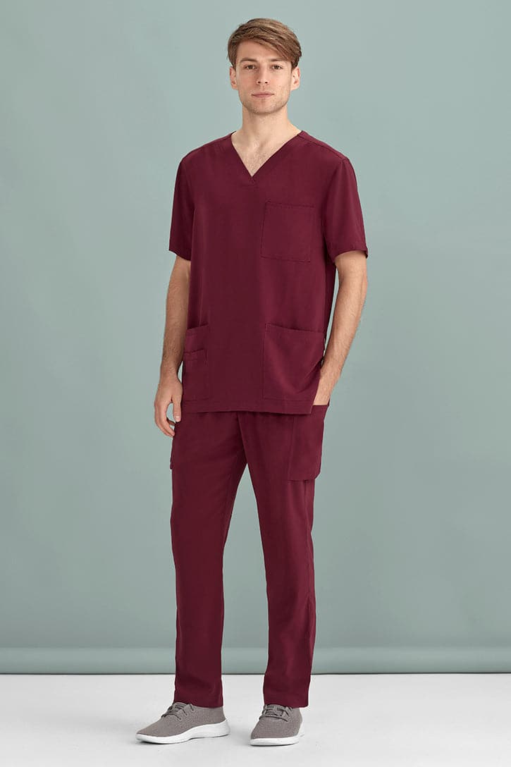 Biz Care Mens Avery Medical Multi-Pocket Scrubs Pant CSP946ML Metro Workwear.