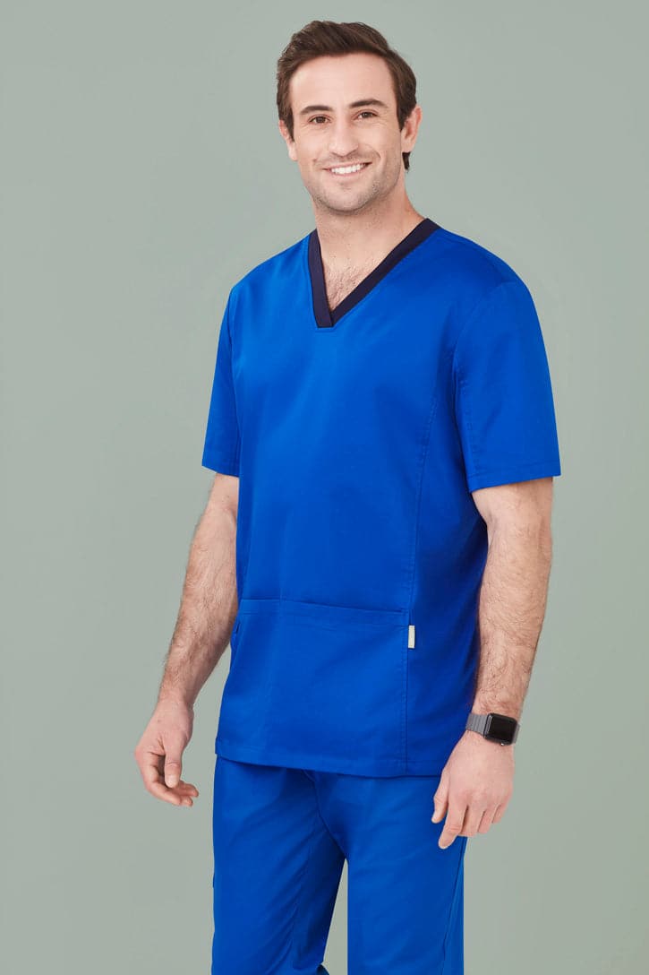 Mens Riley V-Neck Scrub Top CST043MS Metro Workwear.