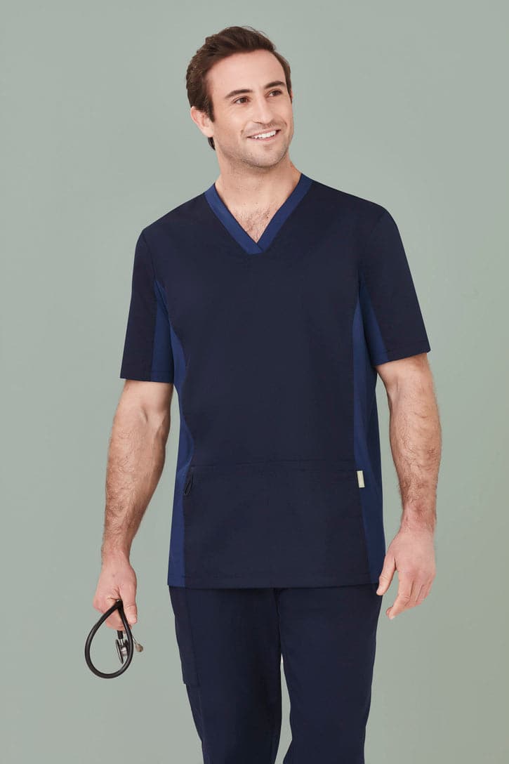 Mens Riley V-Neck Scrub Top CST043MS Metro Workwear.
