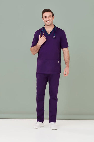 Mens Riley V-Neck Scrub Top CST043MS Metro Workwear.