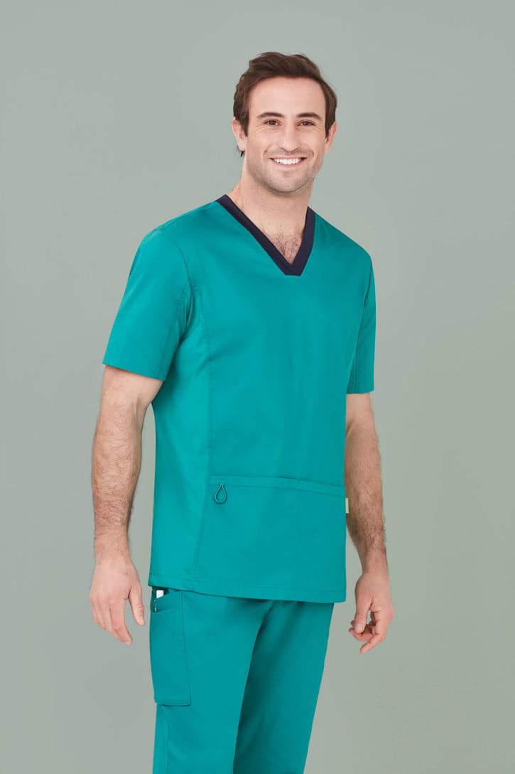 Mens Riley V-Neck Scrub Top CST043MS Metro Workwear.