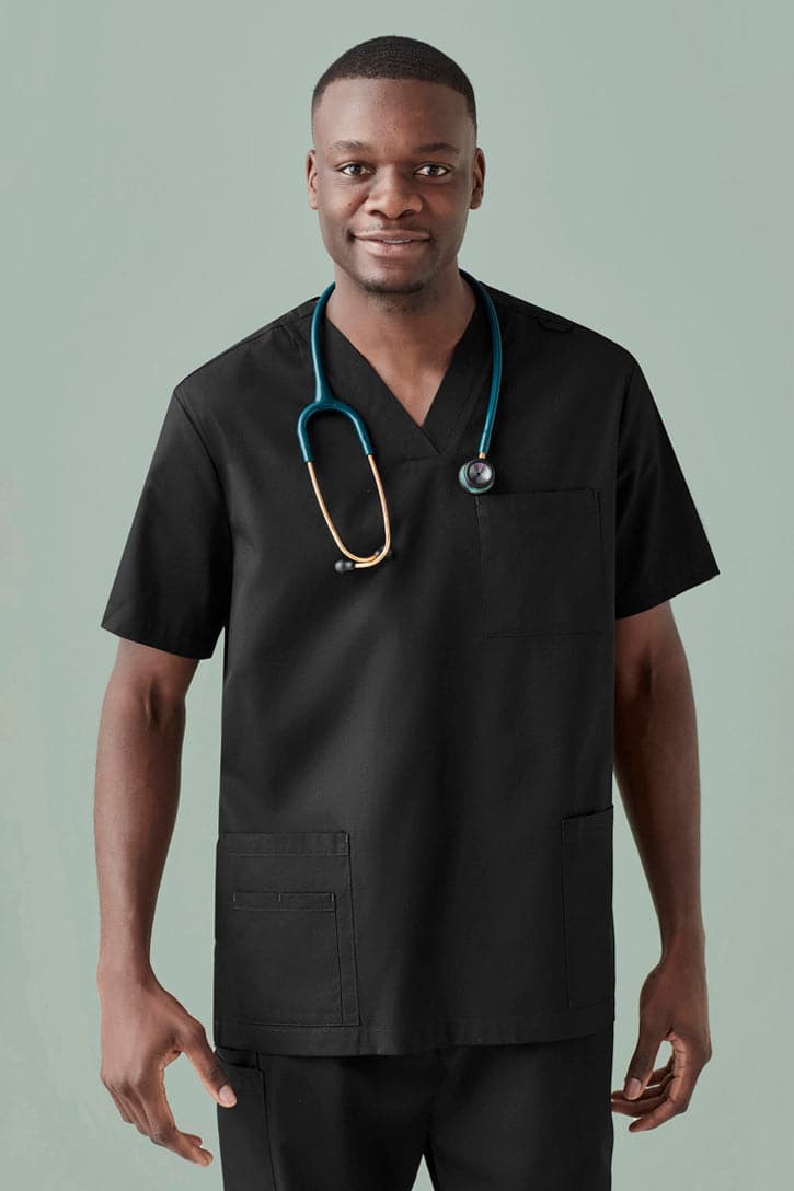 Mens Tokyo Anti-bacterial V-Neck Scrub Top CST141MS Metro Workwear.