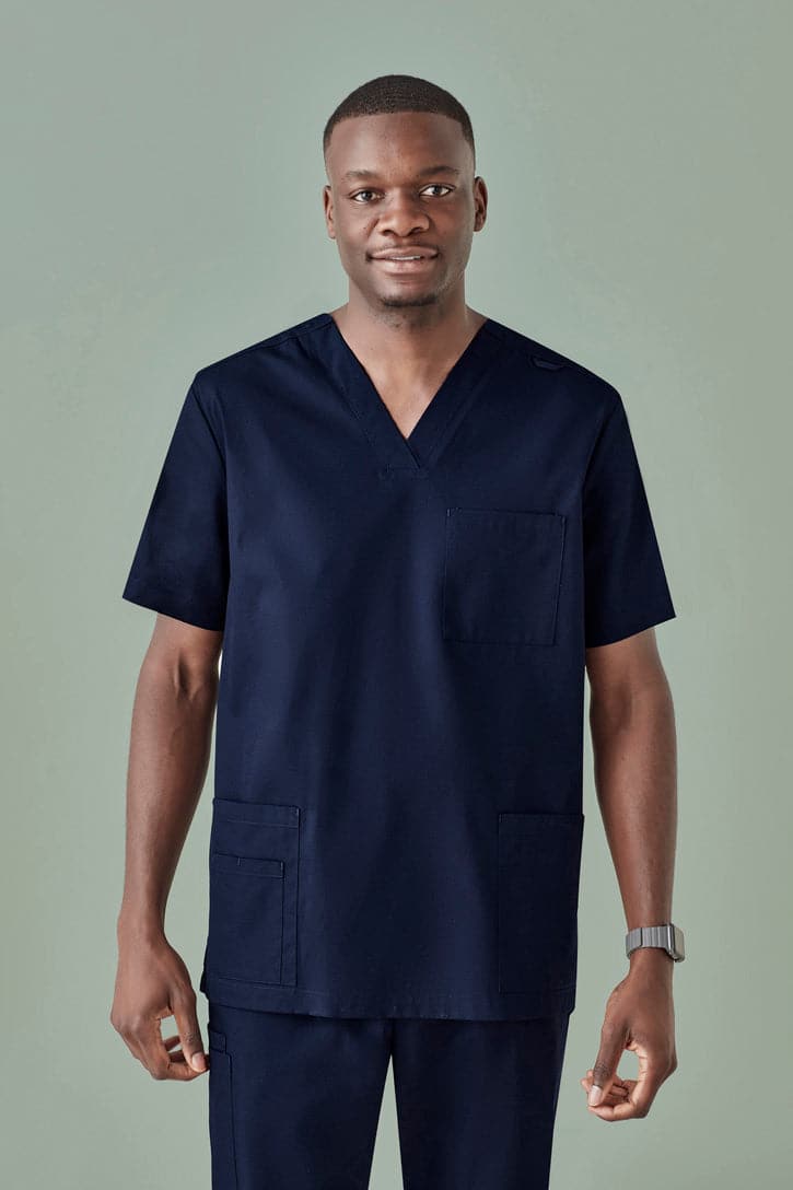 Mens Tokyo Anti-bacterial V-Neck Scrub Top CST141MS Metro Workwear.