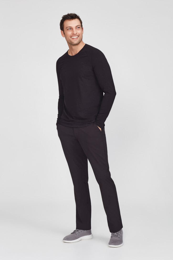 Biz Care Men's Long Sleeve Nurse Under Scrub CT247ML Metro Workwear.