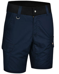 Unisex Ripstop Stretch Work Shorts WP25 in Navy