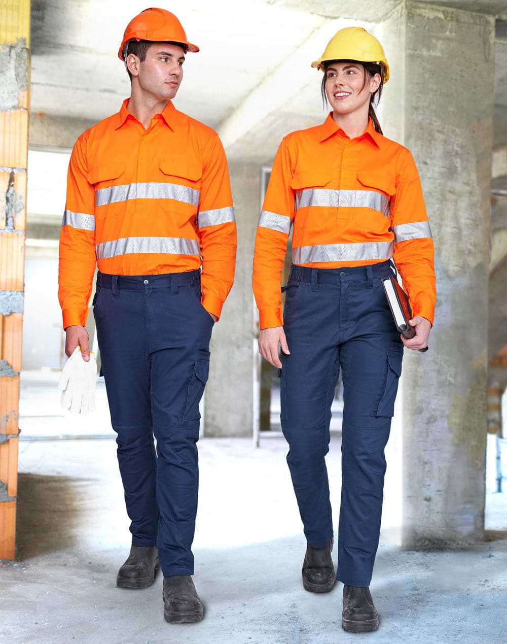 Unisex Cotton Stretch Rip-Stop Work Pants WP26 Metro Workwear.