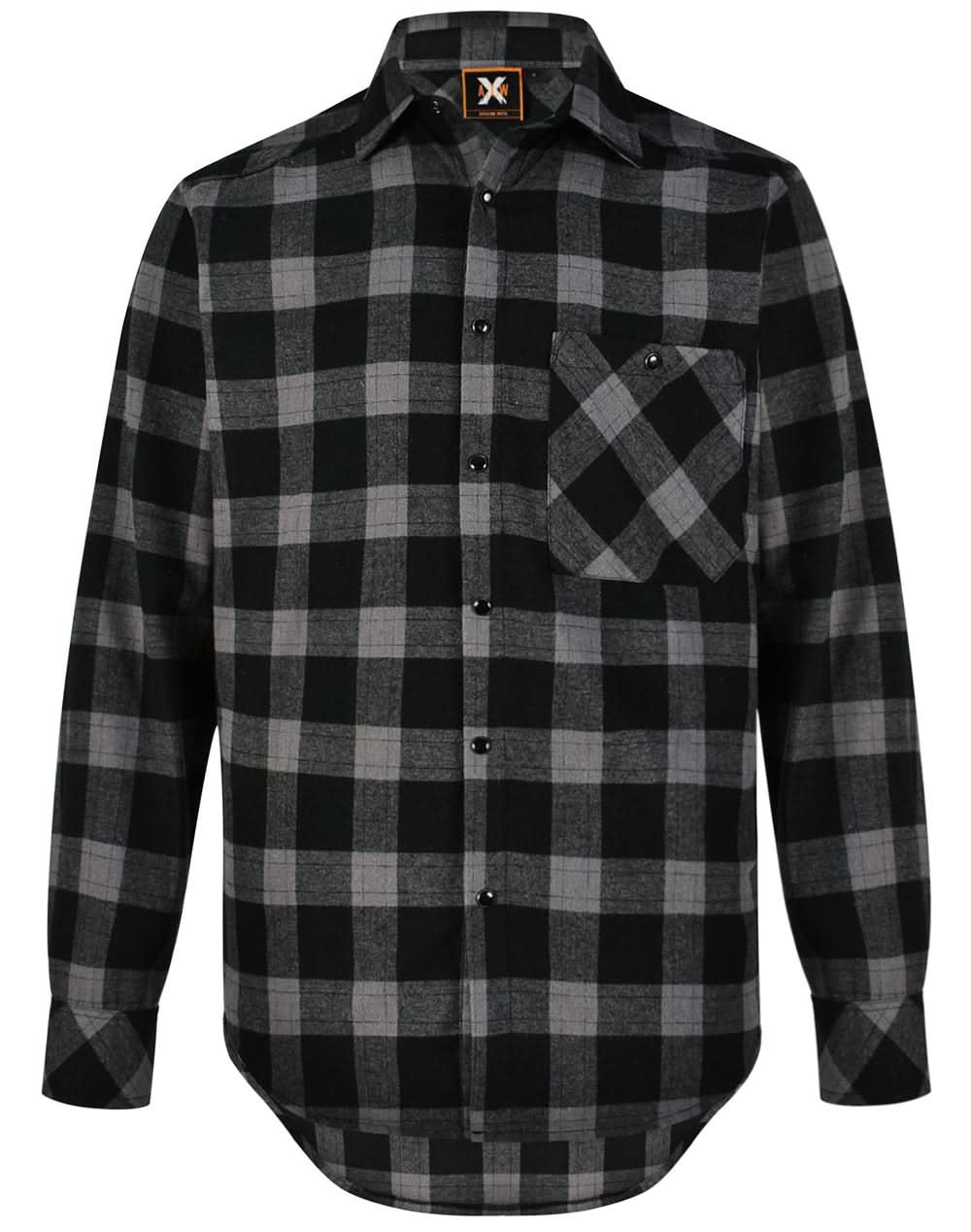 Winning Spirit Unisex Classic Flannel Plaid Shirt WT11