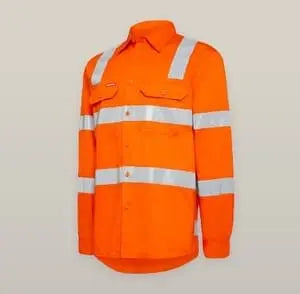Hard Yakka Women's Taped Hi Vis Core X Back Shirt Y08420 Metro Workwear.