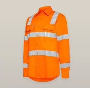 Hard Yakka Women's Taped Hi Vis Core Shirt Y08421 Metro Workwear.