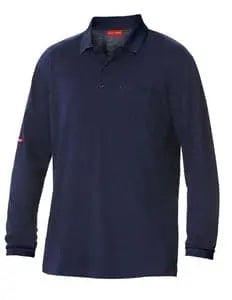 Hard Yakka Pique Long Sleeve Polo Shirt Y11307 Metro Workwear.