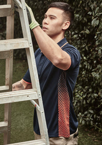 SYZMIK Short Sleeve Men's Spark Polo Shirt ZH165  Metro Workwear