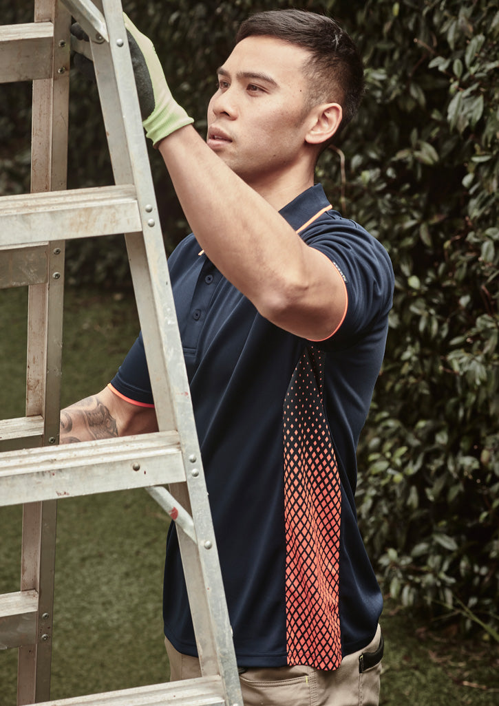 SYZMIK Short Sleeve Men's Spark Polo Shirt ZH165  Metro Workwear