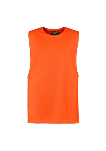 Mens His Vis Sleeveless Tee ZH297 Metro Workwear.