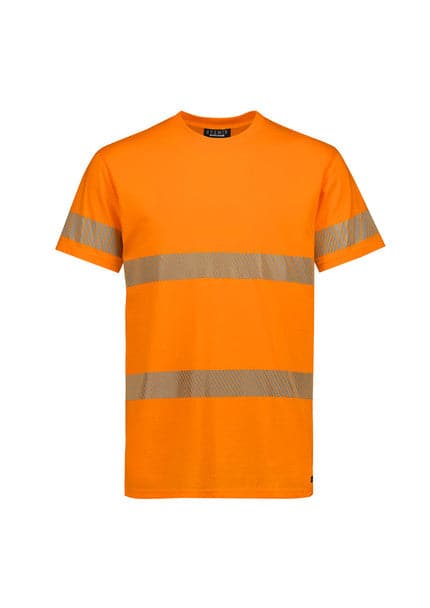 SYZMIK Men's Hi Vis Segmented Tape Cotton Tee Shirt ZH510