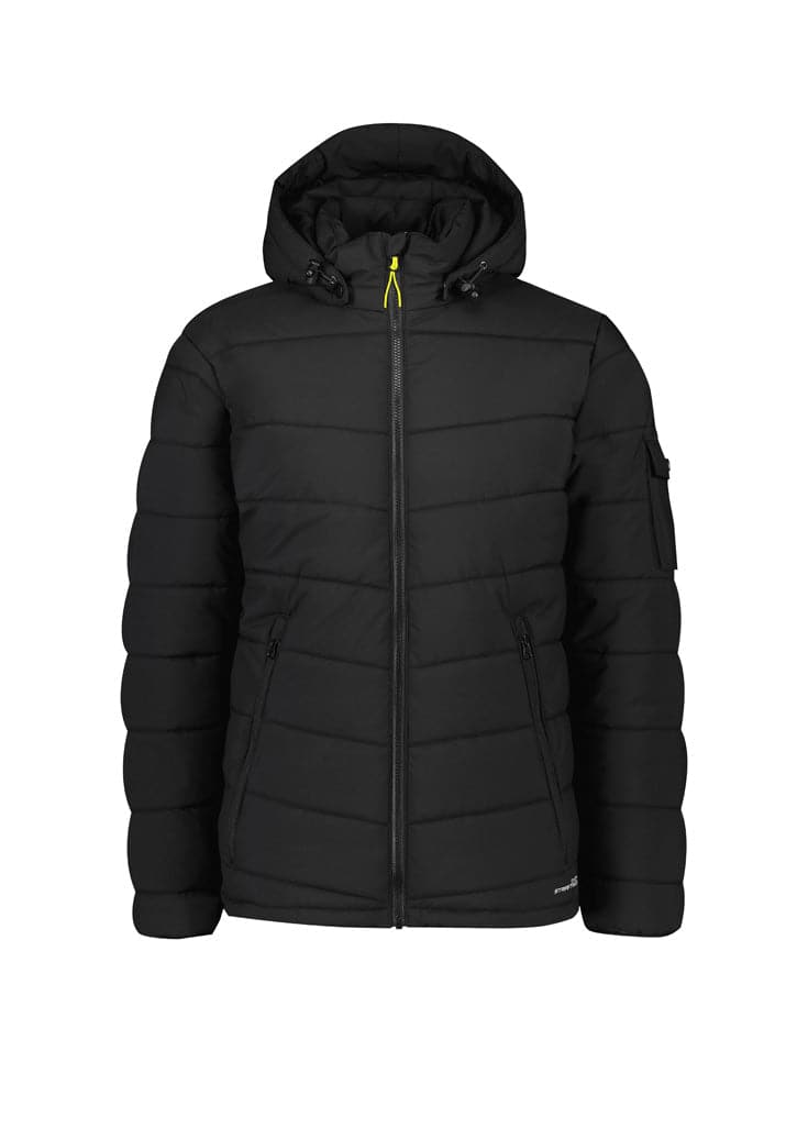 Syzmik Workwear Unisex Streetworx Hooded Puffer Jacket ZJ240 Metro Workwear.