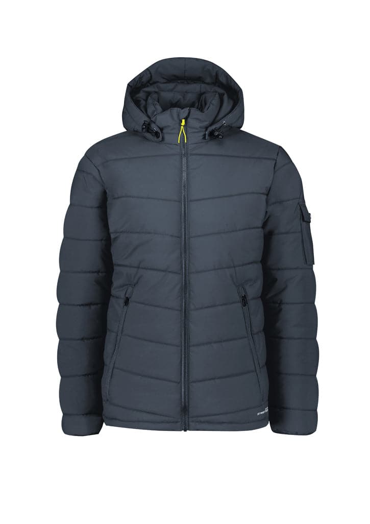 Syzmik Workwear Unisex Streetworx Hooded Puffer Jacket ZJ240 Metro Workwear.