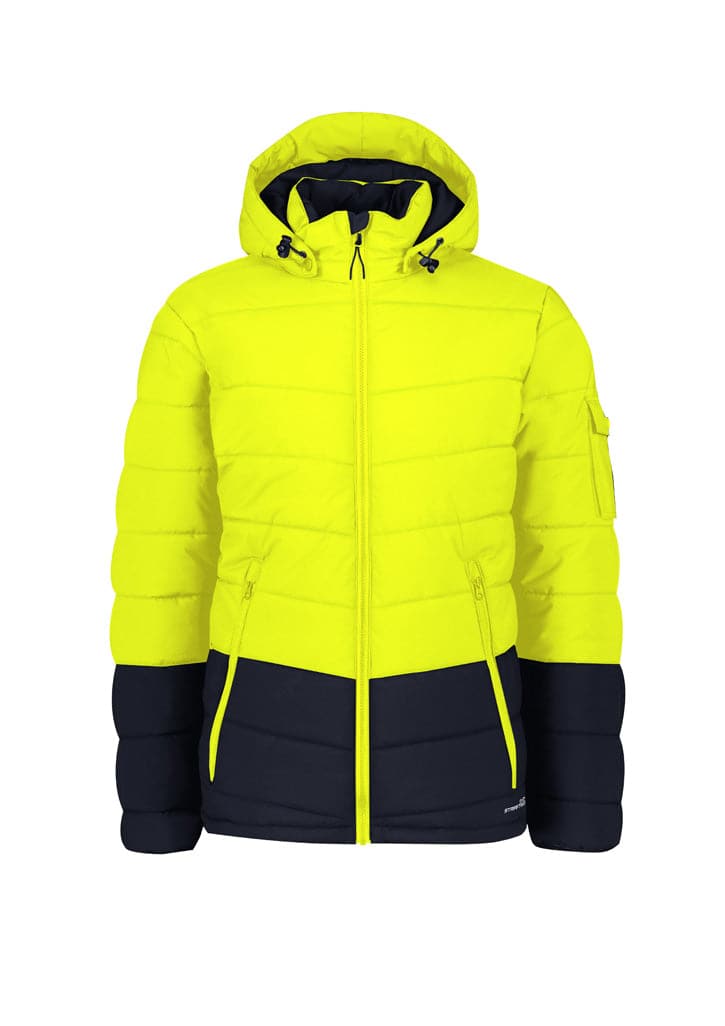 Syzmik Workwear Unisex Streetworx Hooded Puffer Jacket ZJ240 Metro Workwear.