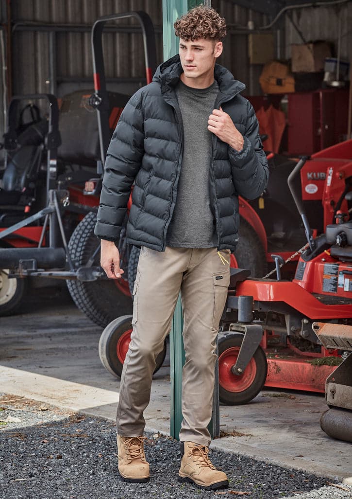 Syzmik Workwear Unisex Streetworx Hooded Puffer Jacket ZJ240 Metro Workwear.