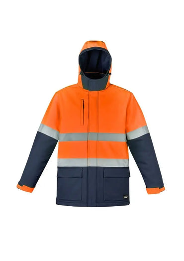 Unisex Hi Vis Antarctic Softshell Taped Jacket ZJ553 Metro Workwear.