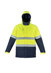 Unisex Hi Vis Antarctic Softshell Taped Jacket ZJ553 Metro Workwear.