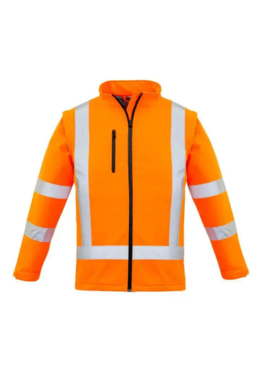 Syzmik Workwear Women's Hi Vis Rail X Back Softshell Jacket ZJ770 Work Wear Syzmik XXS  