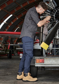 Syzmik Workwear Men's Streetworx Heritage Cuffed Pants ZP420 Metro Workwear.