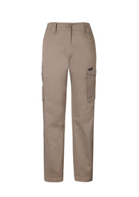 SYZMIK Women’s Essential Cargo Pants ZP730 Work Wear Syzmik Khaki 4 