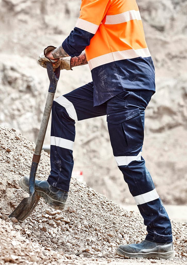 Syzmik Men's Essential Basic Taped Cargo Stretch Pant ZP923 Metro Workwear.