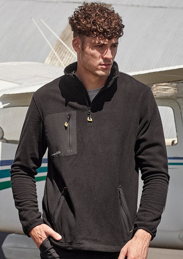 Syzmik Workwear Unisex Streetworx 1/4 Zip Polar Fleece ZT210 Metro Workwear.
