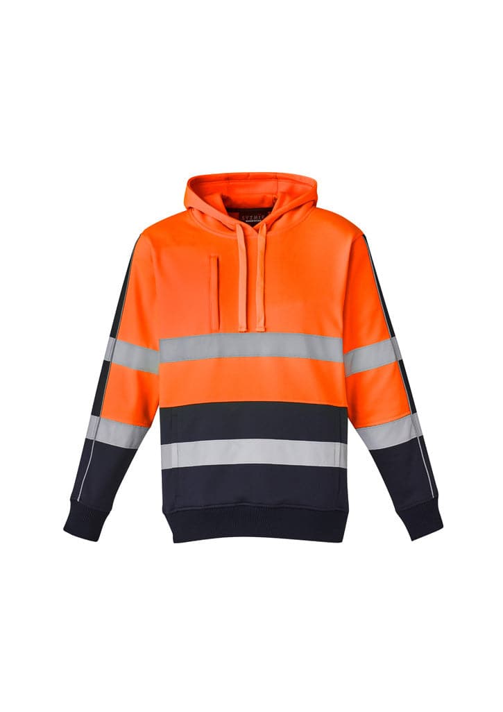 Syzmik Workwear Unisex Hi Vis Stretch Taped Hoodie ZT483 Metro Workwear.