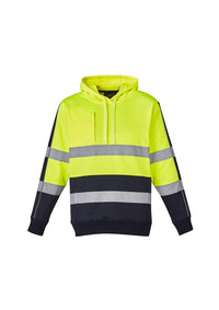 Syzmik Workwear Unisex Hi Vis Stretch Taped Hoodie ZT483 Metro Workwear.