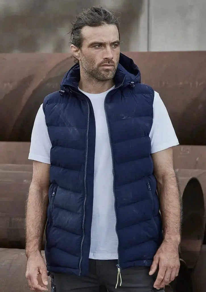 Syzmik Workwear Unisex Streetworx Hooded Puffer Vest ZV245 Syzmik