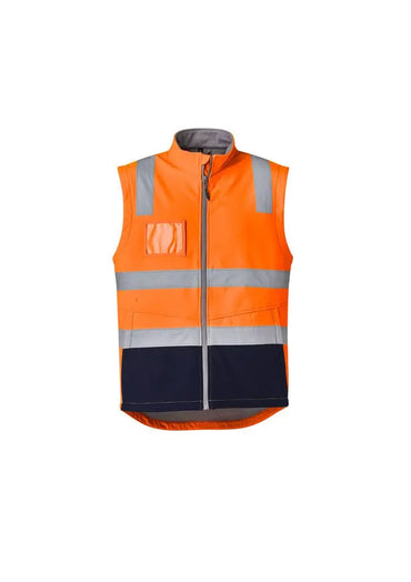 SYZMIK Unisex Hi-Vis Softshell Vest ZV426 Metro Workwear.