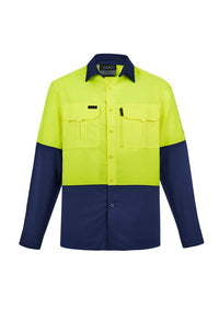 SYZMIK Men's Hi Vis Outdoor Shirt ZW468 Metro Workwear.