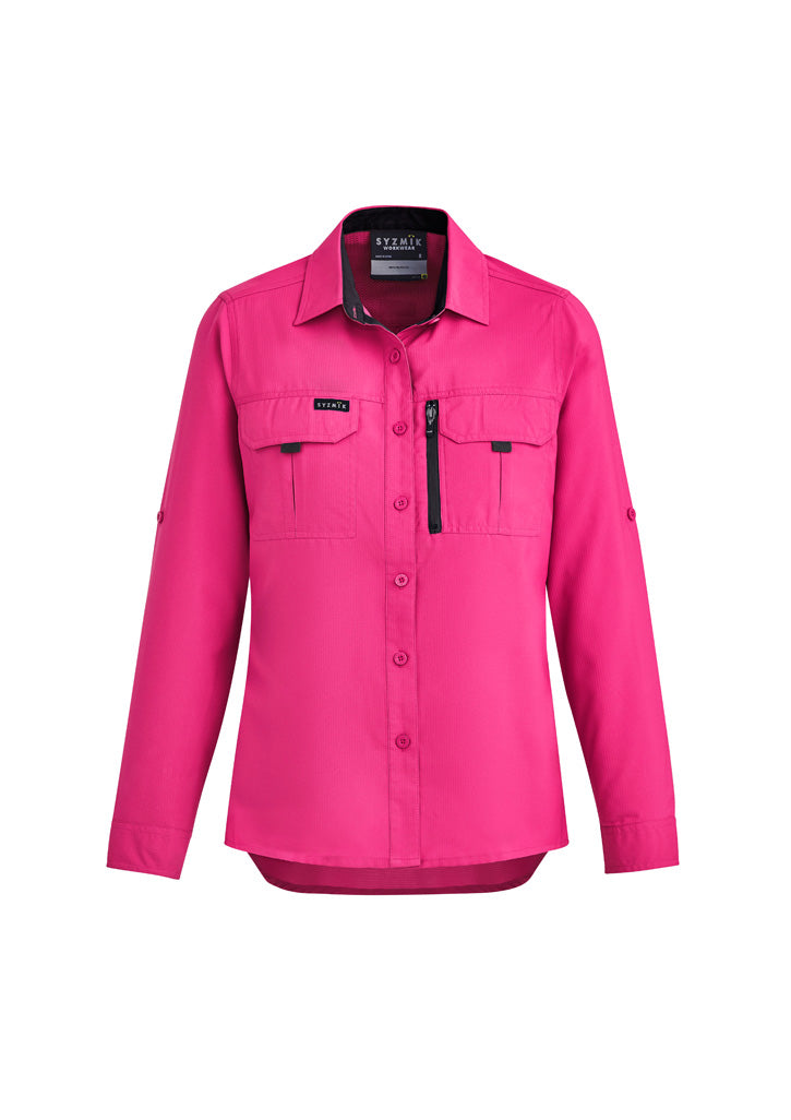 Syzmik Long Sleeve Women's Outdoor Shirt ZW760  Metro Workwear