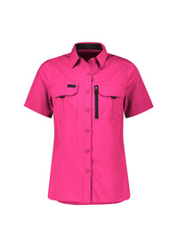 Syzmik Workwear Outdoor Women's Short Sleeve Shirt ZW765  Metro Workwear