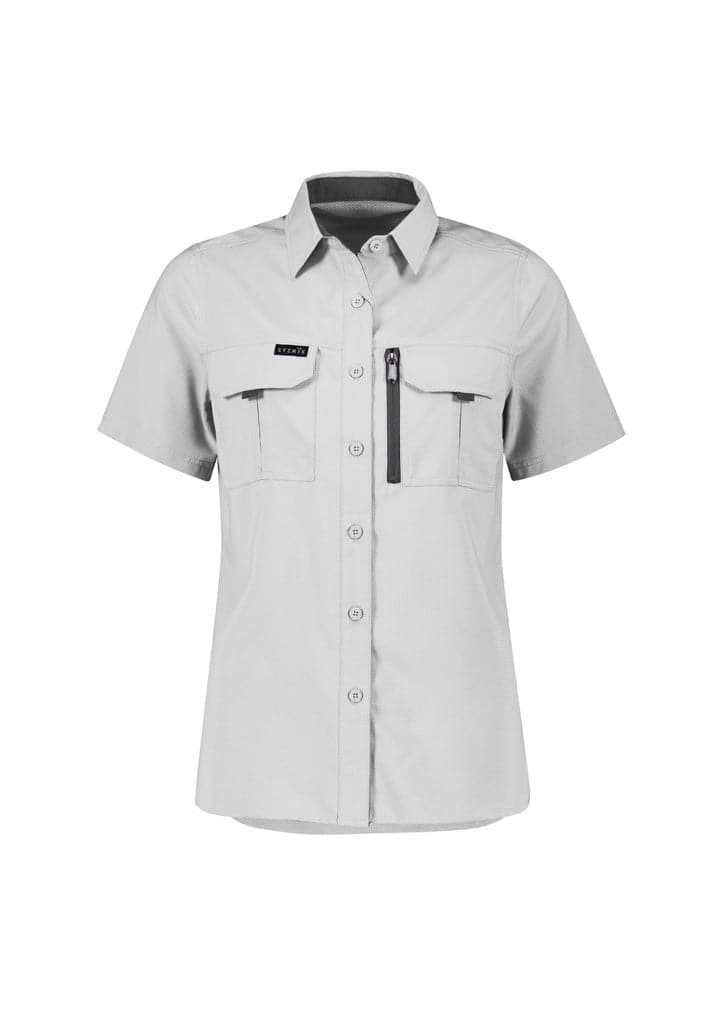 Syzmik Workwear Outdoor Women's Short Sleeve Shirt ZW765 Metro Workwear.