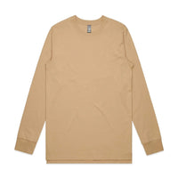 As Colour Men's base L/S tee 5029 Casual Wear As Colour TAN SML 