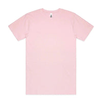 As Colour Men's block T shirt 5050 (No print no sale) Casual Wear As Colour PINK SML 