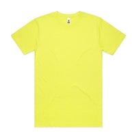 As Colour Men's block tee 5050F Casual Wear As Colour SAFETY YELLOW SML 
