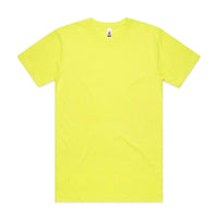 As Colour Men's block tee 5050F Casual Wear As Colour SAFETY YELLOW SML 