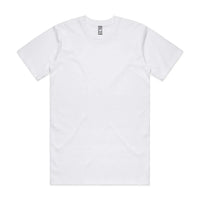 As Colour Men's classic tee 5026 Casual Wear As Colour WHITE MARLE SML 