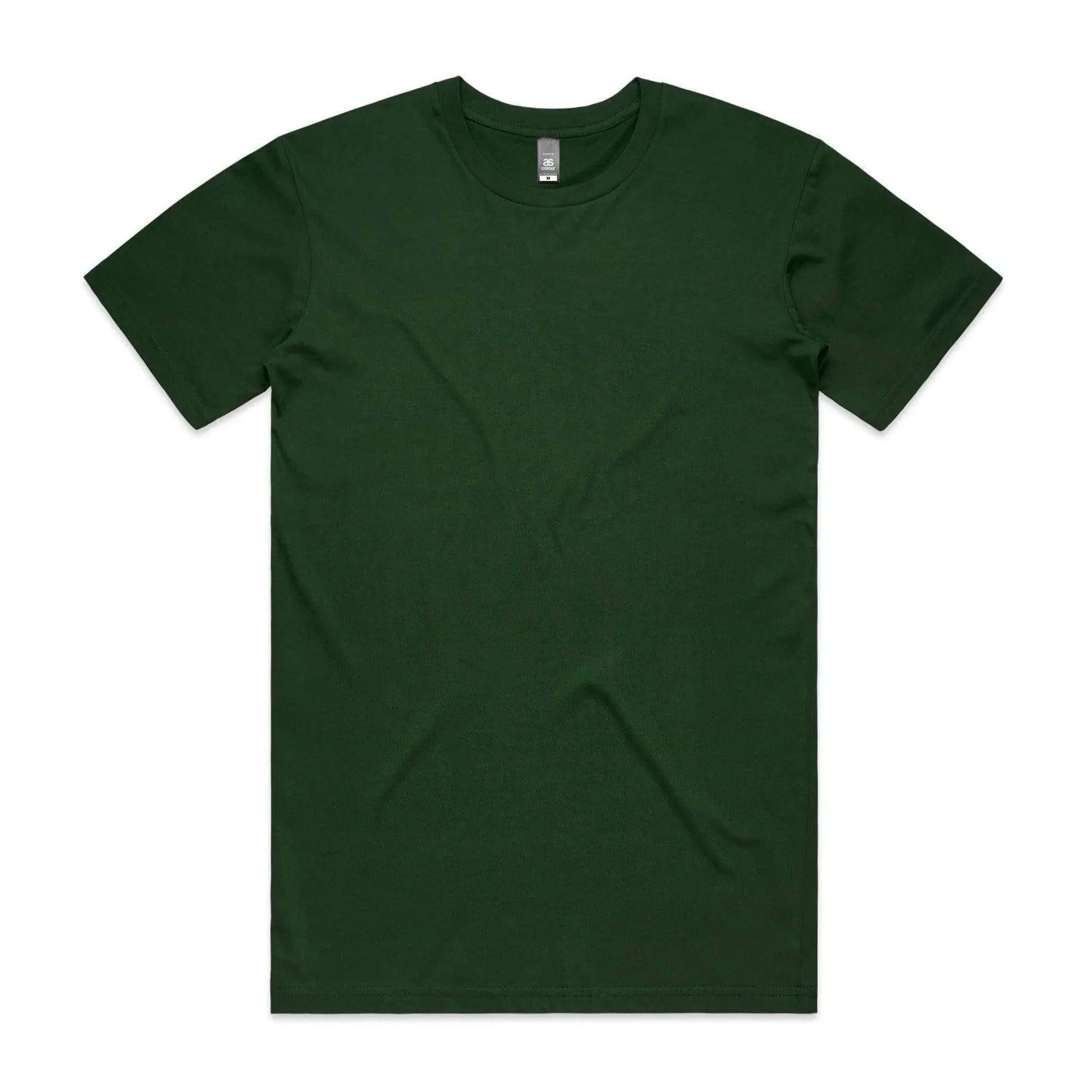 As Colour Men's staple tee 5001 Casual Wear As Colour FOREST GREEN SML 