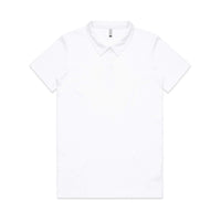 As Colour Women's amy polo 4402 Casual Wear As Colour WHITE XSM 