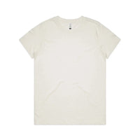 As Colour Women's maple organic tee 4001G Casual Wear As Colour NATURAL XSM 