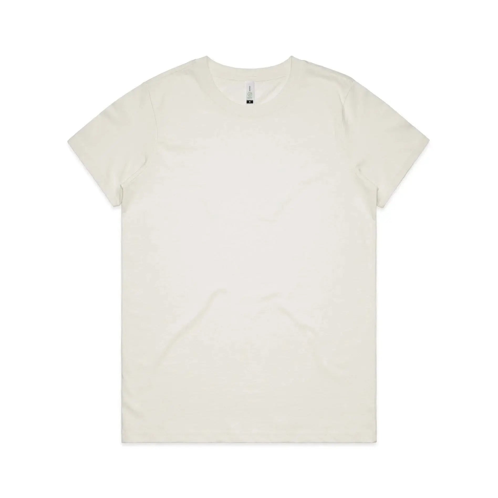 As Colour Women's maple organic tee 4001G Casual Wear As Colour NATURAL XSM 
